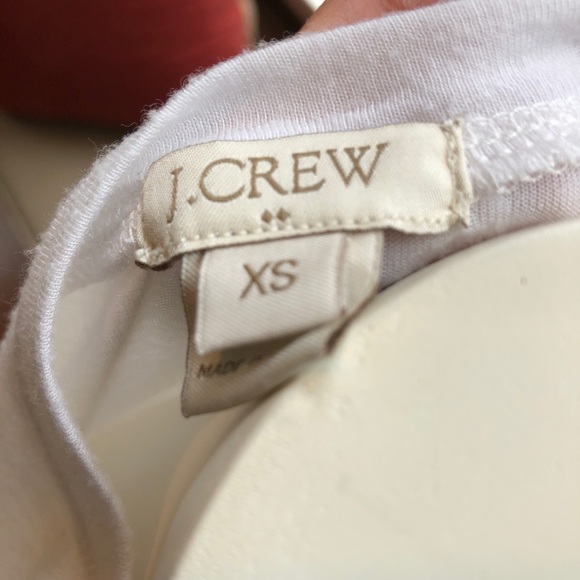 J Crew White Daisy Overlay Tank Top XS - Picture 6 of 7